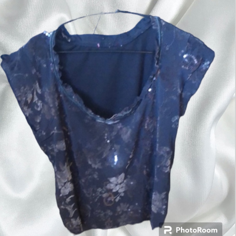 VINTAGE top with sequins size small/medium